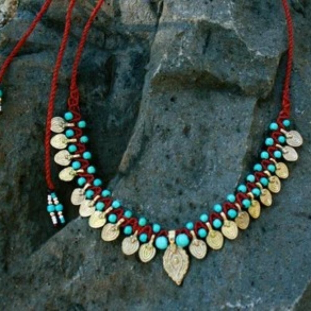 Macrame Necklace - image 1